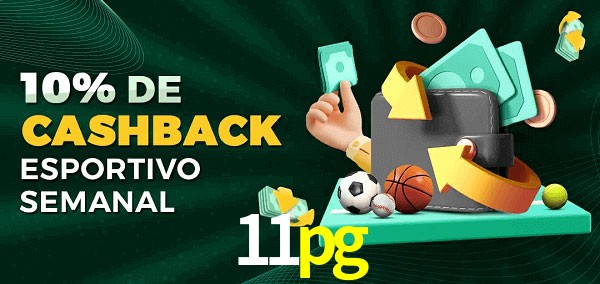 10% de bônus de cashback na 11pg